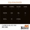 AK Interactive AK11223 CARBON BLACK – INK 17ml